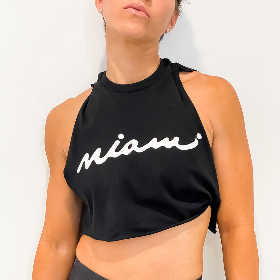 Rachel Fitness x Miami Crop T-Shirt