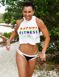Rachel Fitness Limited Edition Pride Crop T-shirt